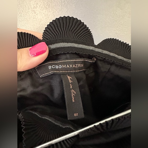 BCBG bubble dress black with pockets size 2 - Picture 6 of 6